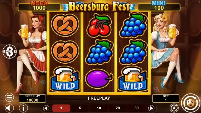 Beersburg Fest Hold And Win slot screenshot 