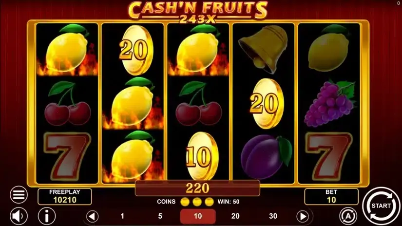 Cash’n Fruits 243 X slot screenshot 3