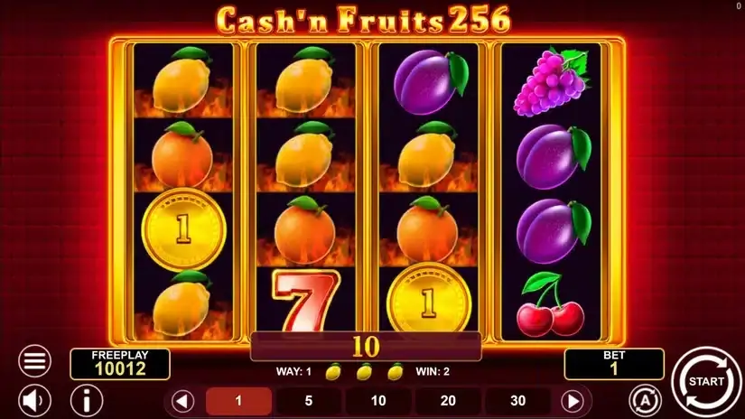 Cash’n Fruits 256 slot screenshot 3