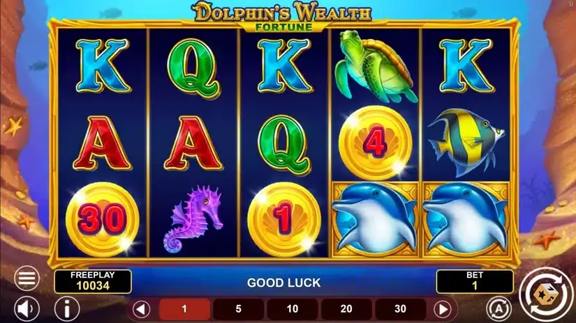 Dolphin’s Wealth Fortune slot screenshot 4