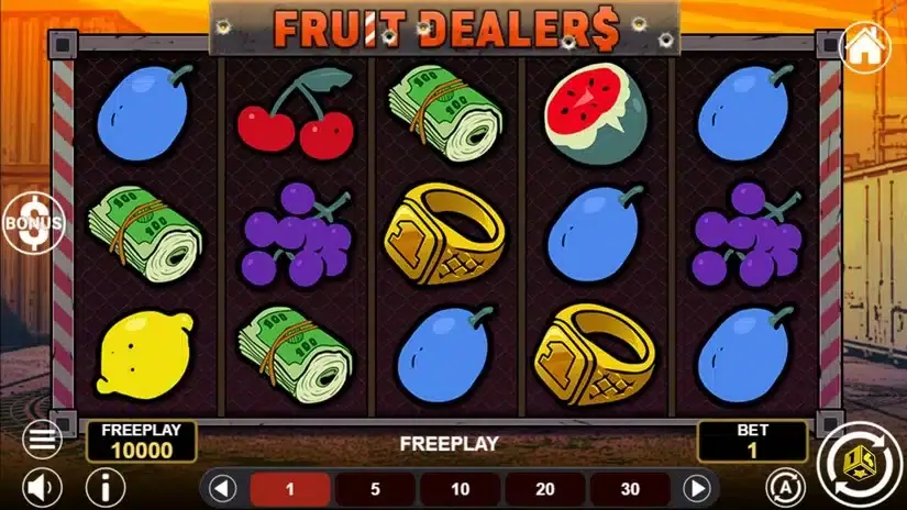 Fruit Dealers slot screenshot 1