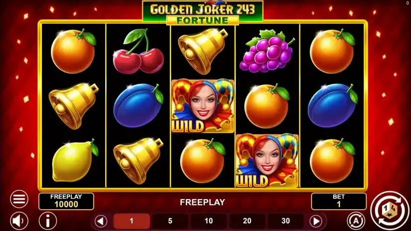 Golden Joker 243 Fortune slot screenshot 1