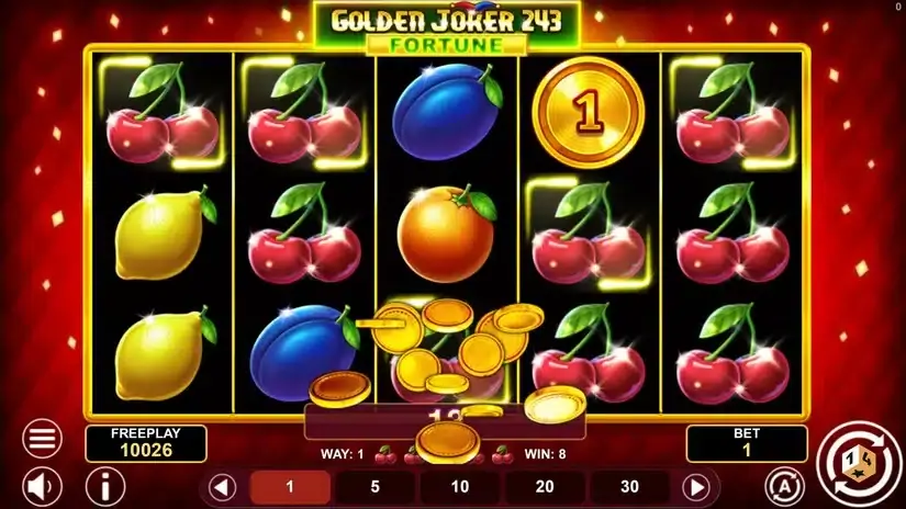 Golden Joker 243 Fortune slot screenshot 4