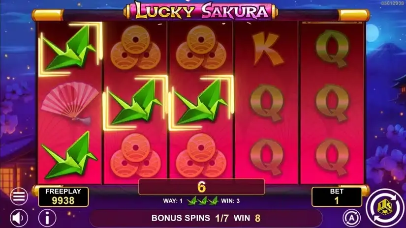 Lucky Sakura slot screenshot 5