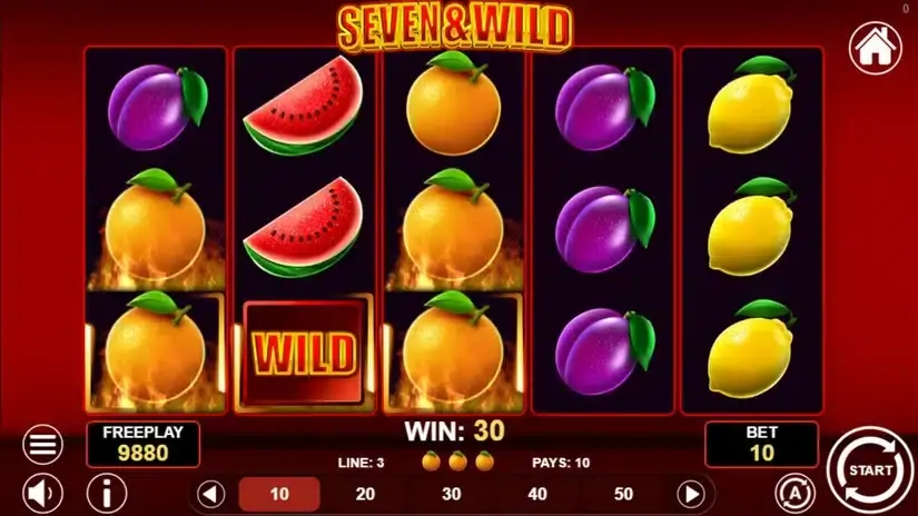Seven & Wild slot screenshot 3