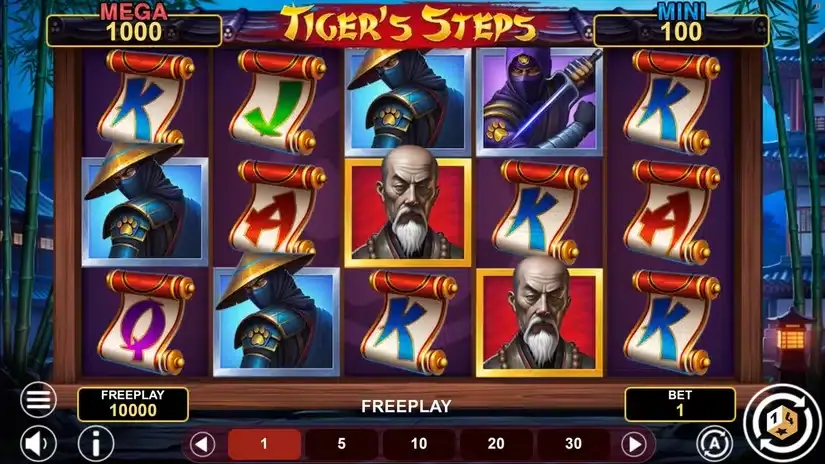 Tiger’s Steps Hold And Win slot screenshot 1