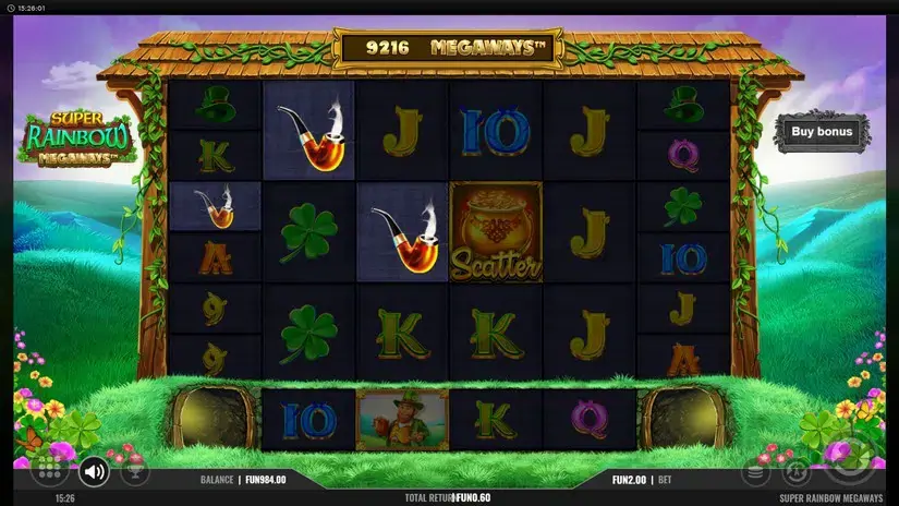 Super Rainbow Megaways slot screenshot 2