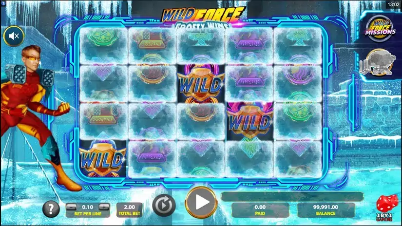Wild Force Frosty Wins slot screenshot 2
