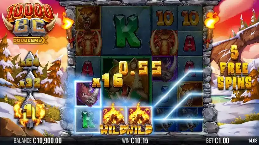 10000 BC Doublemax slot screenshot 5