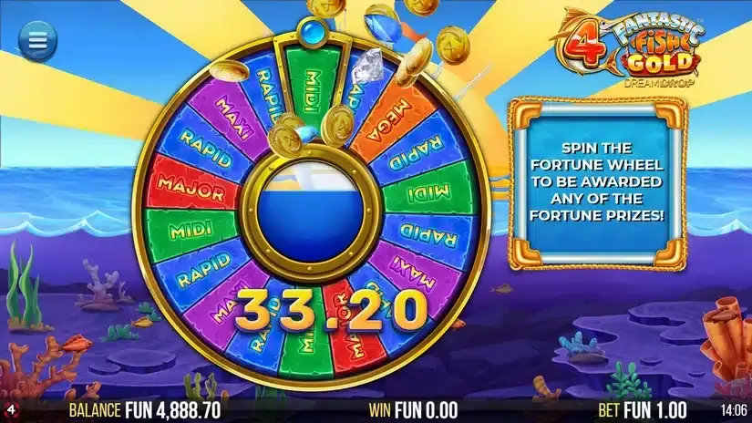 4 Fantastic Fish Gold Dream Drop slot screenshot 4