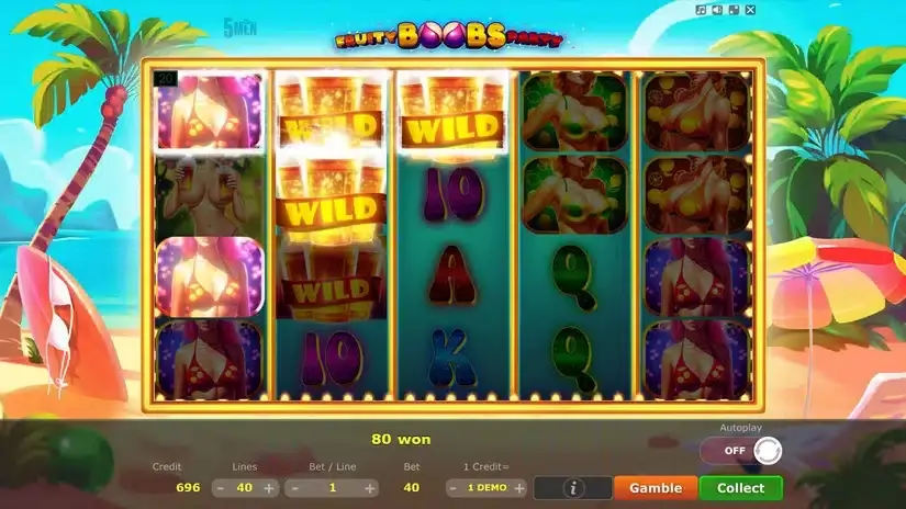 Fruity Boobs Party slot screenshot 4