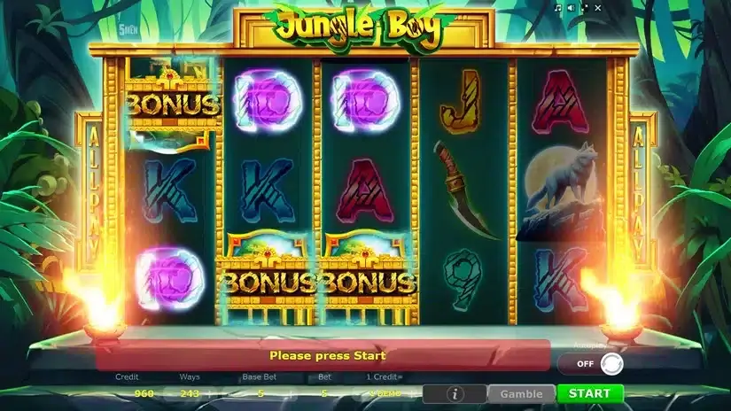 Jungle Boy slot screenshot 3