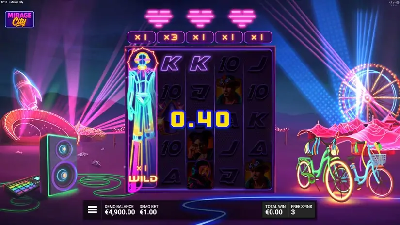 Mirage City slot screenshot 4