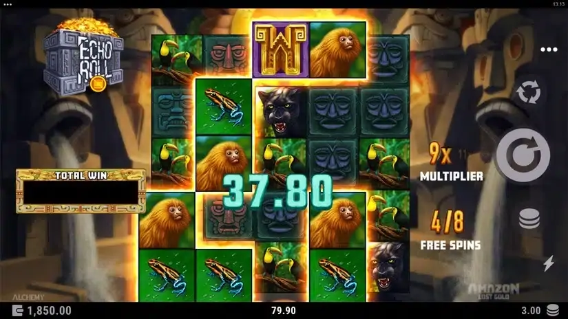 Amazon Lost Gold slot screenshot 6
