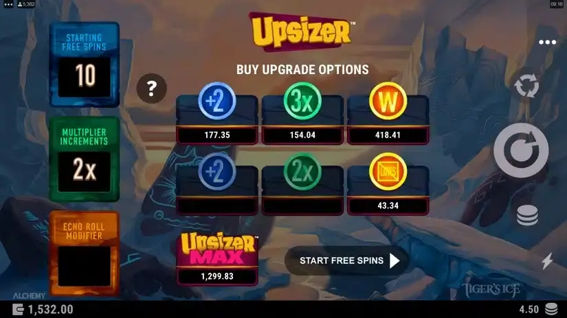 Tiger’s Ice slot screenshot 4