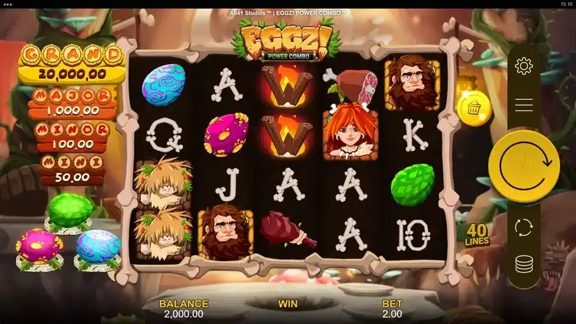 Eggz! POWER COMBO slot screenshot 