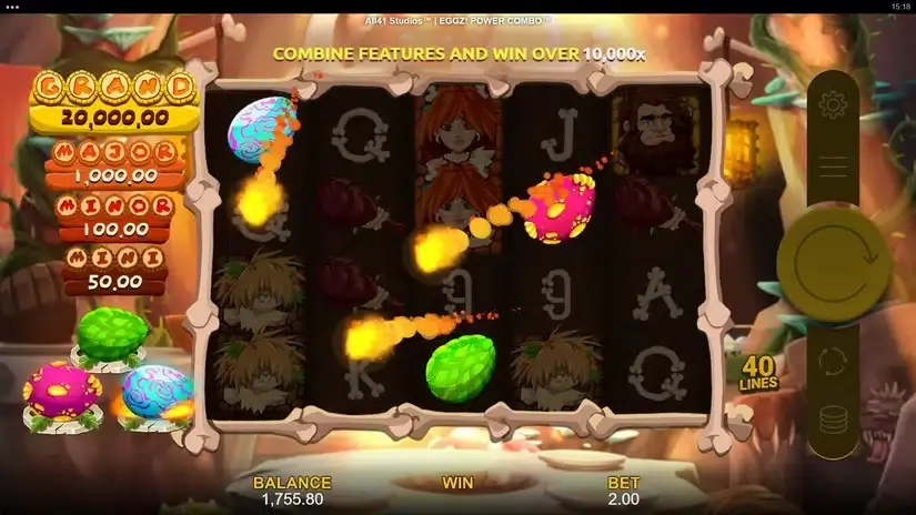 Eggz! POWER COMBO slot screenshot 4