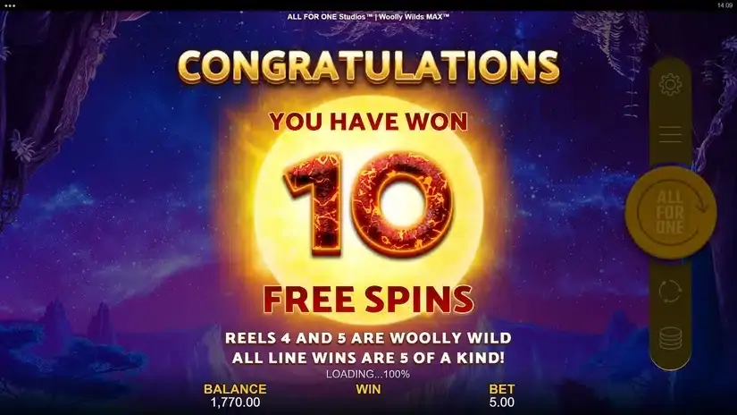 Woolly Wilds MAX slot screenshot 4