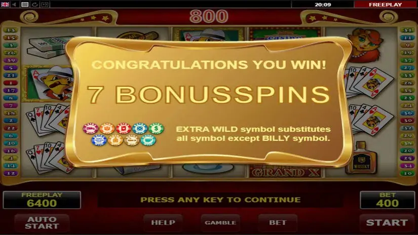 Billyonaire slot screenshot 3