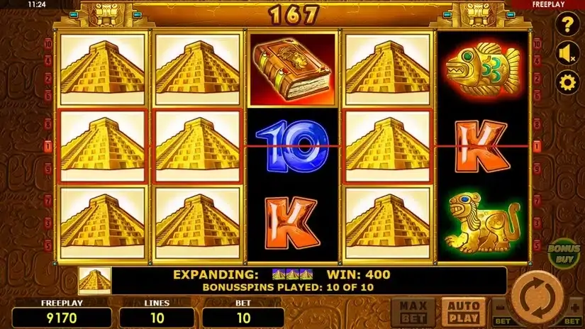 Book of Aztec Bonus Buy slot screenshot 6