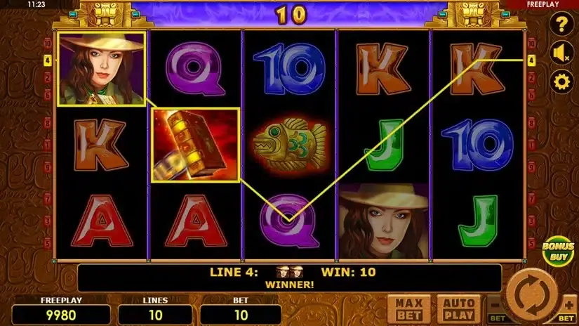 Book of Aztec Bonus Buy slot screenshot 2