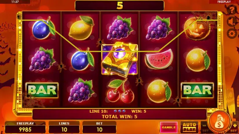 Book of Fruits Halloween slot screenshot 3