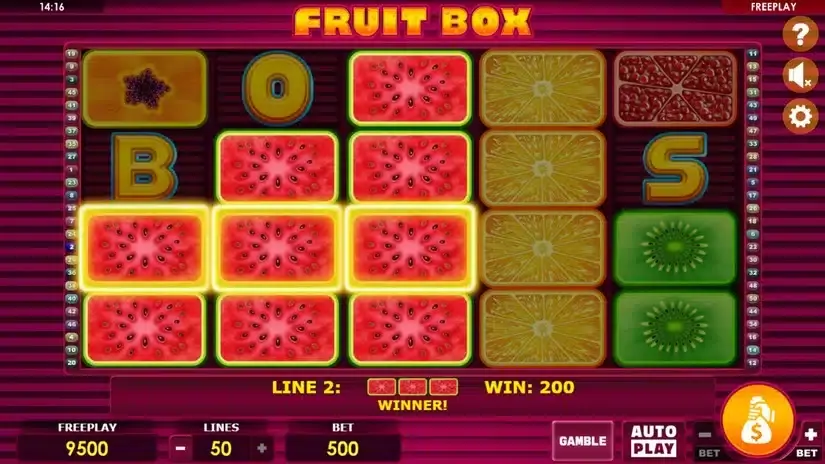 Fruit Box slot screenshot 1