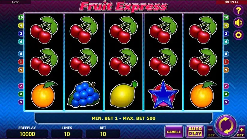 Fruit Express slot screenshot 1