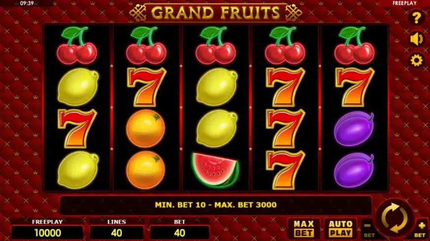 Grand Fruits slot screenshot 