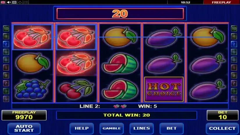 Hot Choice slot screenshot 3