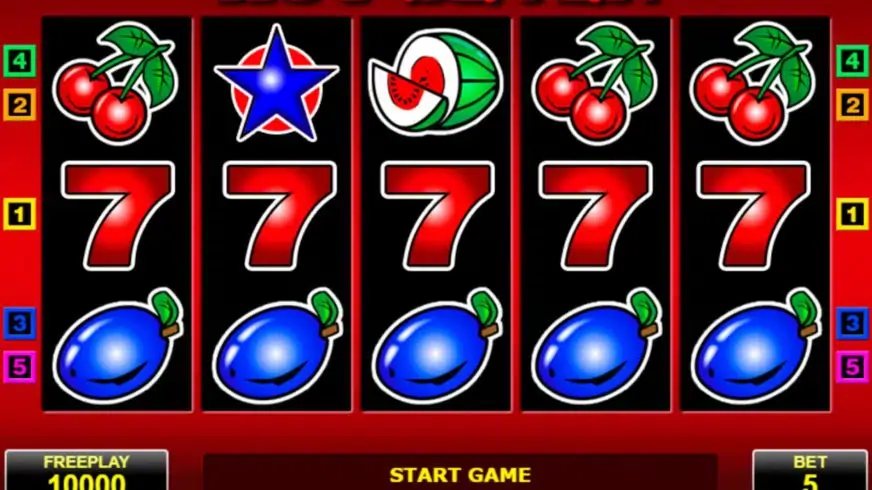 Hot Seven slot screenshot 1