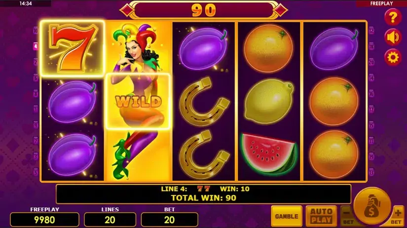 Lucky Joker 20 slot screenshot 3