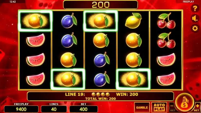 Nicer Dice 40 slot screenshot 2