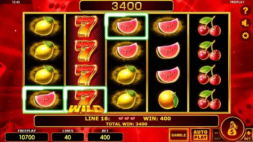 Nicer Dice 40 slot screenshot 