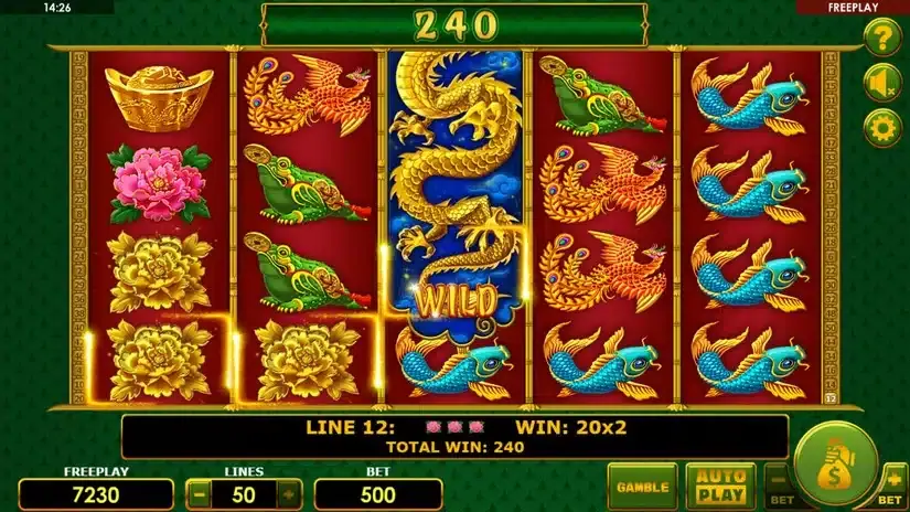 Plenty Dragons slot screenshot 3