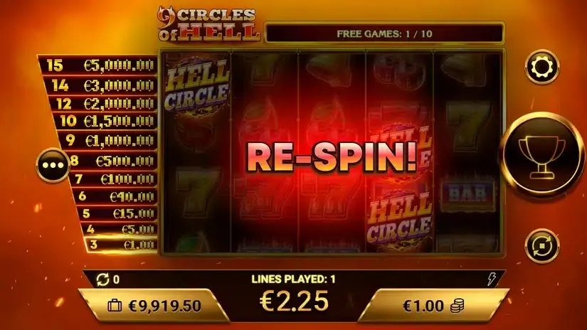 9 Circles of Hell slot screenshot 4