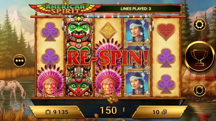 American Spirit slot screenshot 4