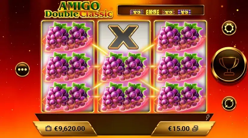 Amigo Double Classic slot screenshot 4