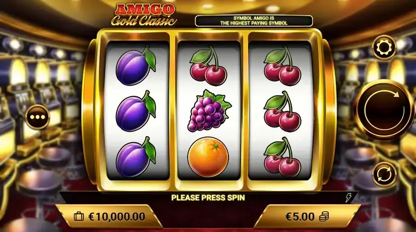 Amigo Gold Classic slot screenshot 