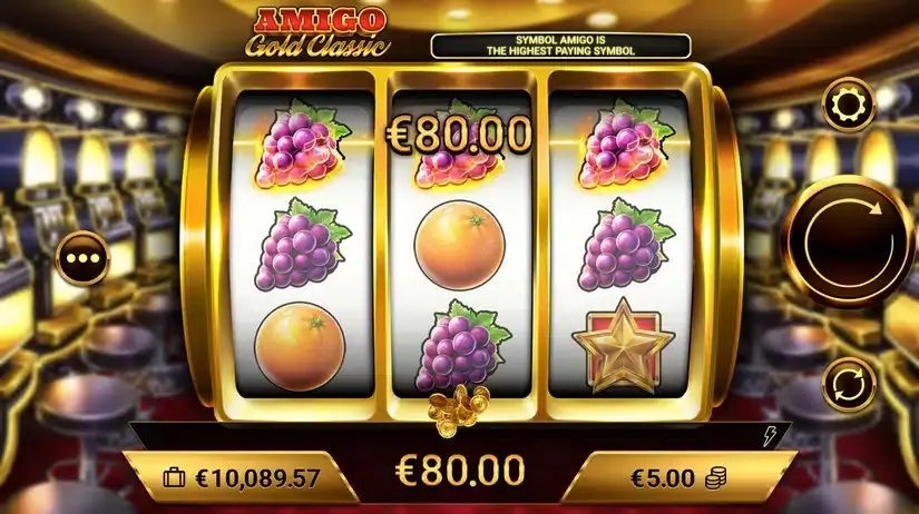 Amigo Gold Classic slot screenshot 3