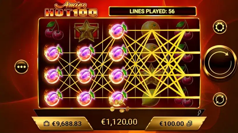 Amigo HOT100 slot screenshot 3