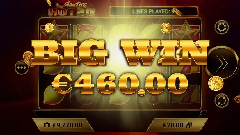 Amigo HOT20 slot screenshot 3