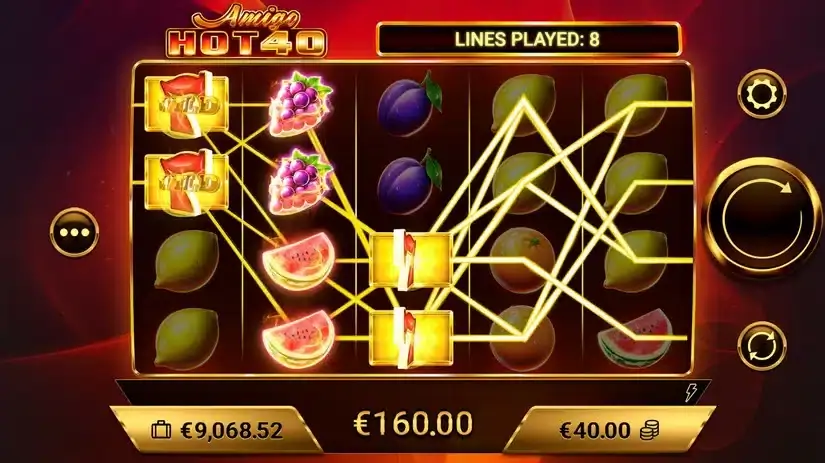 Amigo HOT40 slot screenshot 3