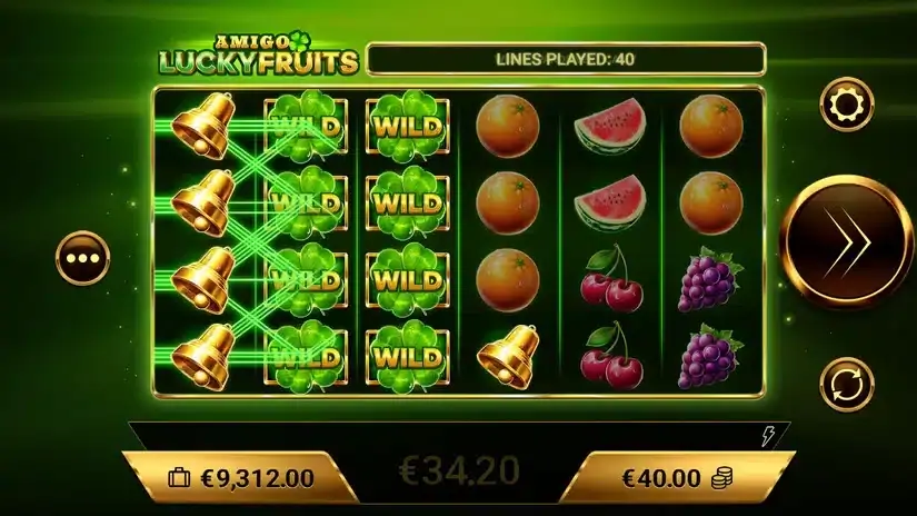 Amigo Lucky Fruits slot screenshot 3