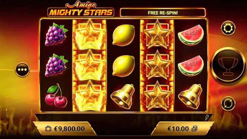 Amigo Mighty Stars slot screenshot 3
