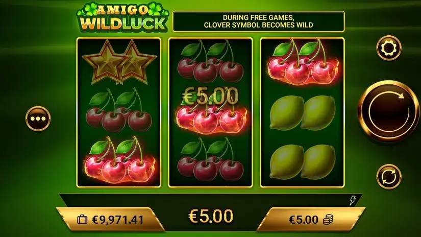 Amigo Wild Luck slot screenshot 