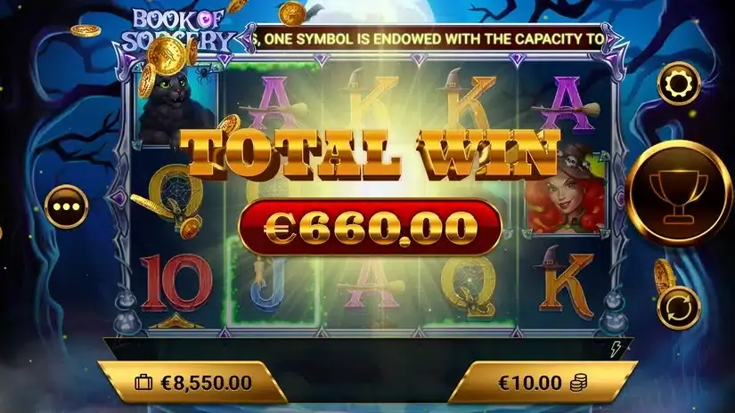 Book of Sorcery slot screenshot 5