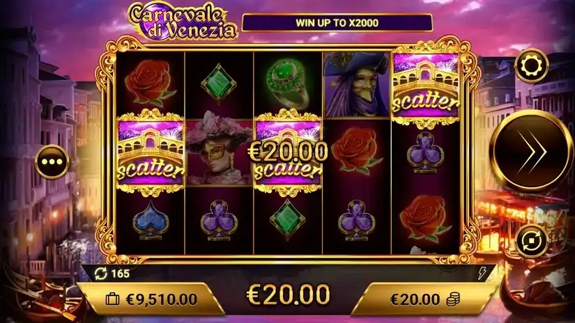 Carnevale di Venezia slot screenshot 3