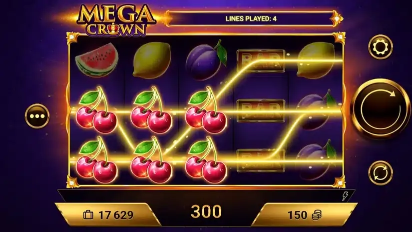 Mega Crown slot screenshot 3