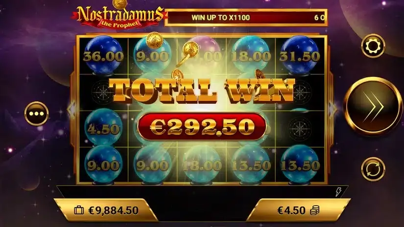 Nostradamus: The Prophet slot screenshot 